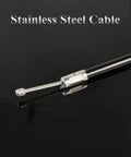 Stainless 71 Inch Throttle Cable For Go Kart Predator 212cc GX160 GX200 196cc 5.5hp 6.5hp Manco 8252 durable steel view
