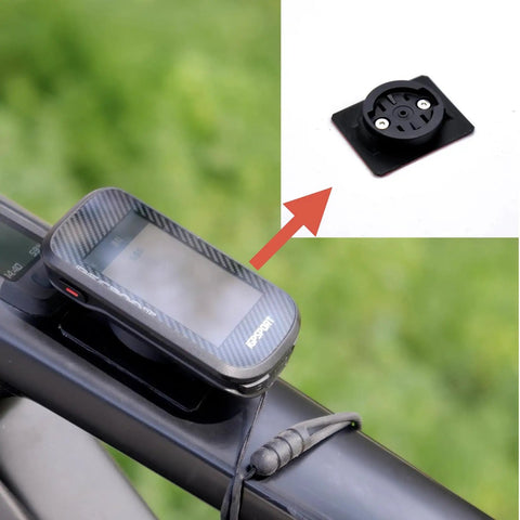 Top Tube Bike Computer Mount With Adhesive Backing And Anti Lost Lanyard Compatible With Garmin XOSS Blackbird iGPSPORT For MTB And Road Bikes Secure Quick Access To Ride Data On Every Session featuring bike setup