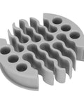 Straight Shooting Wire Comb For 30 Network Cables With Slick Slip Through Design and Zero Tangling Drama on a gray surface.