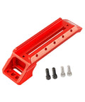 Red alloy 60° slot Astronomy Telescope Carrying Handle Mount Bracket with screws for seamless guiding scopes and finders.