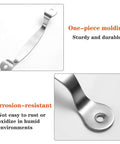 Close-up of Four Pack 3.5 Inch Stainless Steel Door Pull Handles With Screws, 76mm Center Spacing, one-piece molding detail.