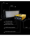 Top Shelf 1800W Adjustable UV Curing Lamp Cold Light Resin Printer Dryer Shadowless 365nm features digital display, adjustable modes.