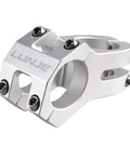 45mm Short Handlebar Stem For 25.4 And 31.8 Mm Bars With A Beefy Four Bolt Clamp Made From Aircraft Grade Aluminum, front view