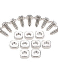 9 Piece Dryer Terminal Block Screw Kit Replacement For Whirlpool And Kenmore, Premium Quality Nut And Bolt Set, close-up view