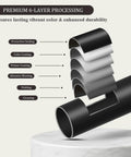 Built Tough Heavy Duty Metal Curtain Rod Set For Windows 66 To 120 Inches Adjustable 1 Inch Pole Inner Rods diagram