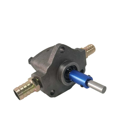 Manual Hand Drill Oil Pump 3.7L/Min Fluid Transfer Pump for Engine Gear & Hydraulic Oil, 8mm Shaft close-up view
