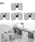 4 Piece V Type Welding Clamps Set With Adjustable Jig Holder And V Pads For Welding And Soldering Magnetic Base Fixture