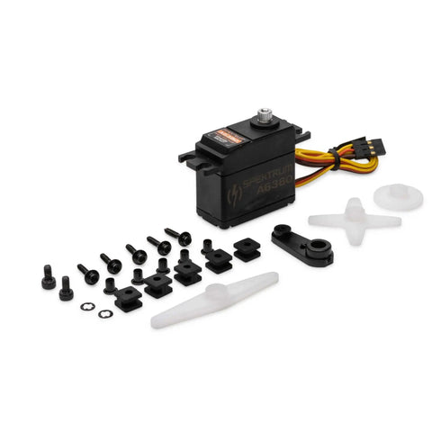 High Torque High Speed HV Standard RC Aircraft Servo With Metal Gears Dual Bearings Coreless Motor 102 Oz-In with accessories