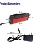 Dual Wavelength UV Flashlight For TLC Analysis And Fluorescent Minerals Rocks 254nm Shortwave 365nm Longwave Portable