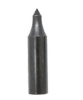 Close-up of Glue On Field Points For Wooden Arrows 5/16 Inch Black Steel 12 Pack Durable Archery Field Tips.