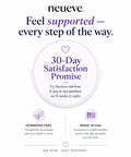 30-Day satisfaction promise for Silk Vaginal Moisturizer for Menopause Relief That Keeps You Comfy, Long-Lasting Hydration.