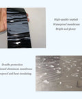 Heavy Duty Aluminum Foil Tape Self Adhesive Roofing Flashing Sealant Waterproof Underlayment Roll shown in hand, glossy finish.