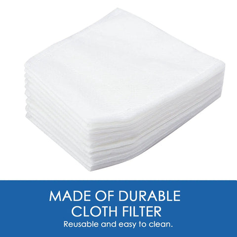 Replacement Cloth Vacuum Filter For Makita BCL180W XLC02 LC01 T03193 Vacuum Cleaner 10 Pack Pro Grade Cloth Filter