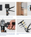 Installation steps for 2 Pack Steel Telescopic Adjustable Third Hand Support System With 154 Lbs Capacity Extends From 49 Inch To 114 Inch