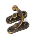 Antique Latch Hook Metal Hasp for Jewelry Boxes and Gift Boxes, Vintage Gold Bronze Finish