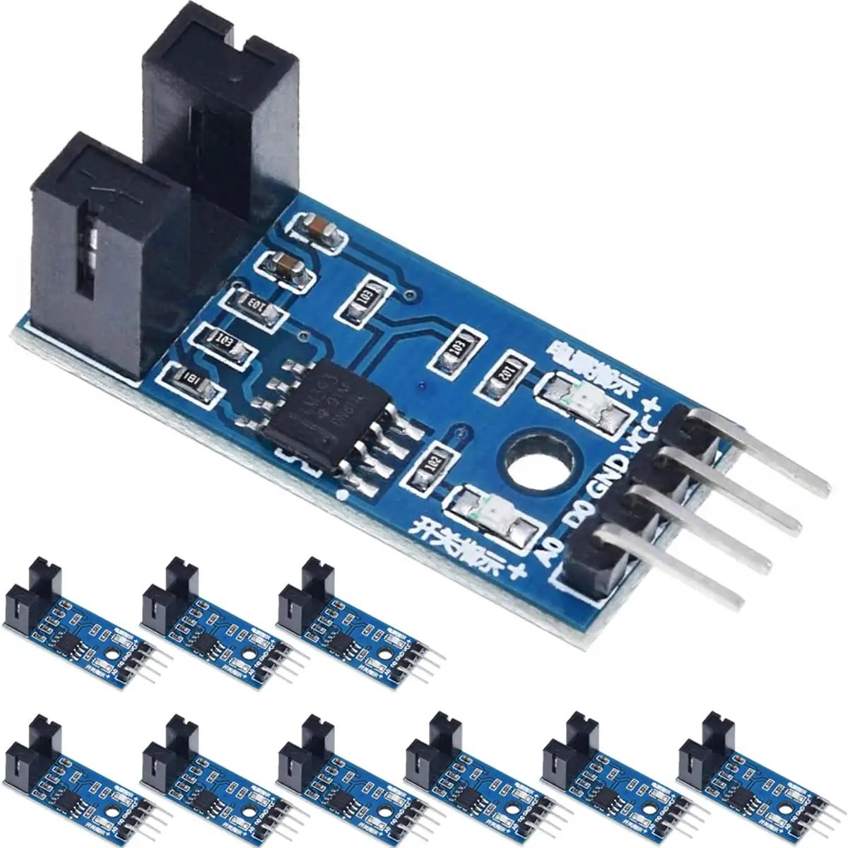 Speed Sensor Module LM393 10-Pack Ready To Use