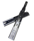 Full Extension Drawer Slides Side Mount 10 To 24 Inch Ball Bearing Metal Black Rails Track Guide Glides Drawer Runners
