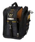 ToughSystem Two Point Zero Compact Tool Bag With Over 25 Pockets Double Sided Access Front Bungee Cord Waterproof Base Quick Access