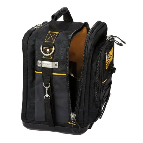 ToughSystem Two Point Zero Compact Tool Bag With Over 25 Pockets Double Sided Access Front Bungee Cord Waterproof Base Quick Access