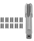 Heavy Duty Thread Repair Tool Kit With M10x1.25 Bolt And M12x1.25 Tap Stainless Steel Reamer Cylinder For Gasoline Engine Generator Fixin' Stripped Threads Fast, threaded inserts and tap