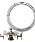 Heavy Duty Turntable Bearing With Silent Slewing Ring For Lazy Susan And Rotating Table Plate next to dining table setup