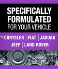 Top Shelf Ready To Roll Antifreeze Coolant Featuring Phosphate Silicate Free Organic Acid Formula For Real Deal Engine Guard Against Freezing Overheating And Rust In A Prediluted Ready To Pour Mix suitable for Chrysler Fiat Jaguar Jeep Land Rover.