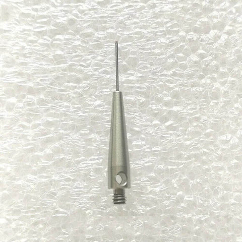 M2 CMM probe with 0.5mm carbide ball, 20mm stem, threaded end
