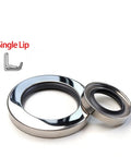 Heavy Duty PTFE Skeleton Oil Seal For High Speed Rotary Equipment Featuring A Single Lip Design And Stainless Steel Core, close-up view.