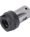 Top Shelf ER20 Spindle Adapter Designed For 12mm Motor Shafts Crafted From Heavy Duty 40Cr Steel Includes Secure Storage Box showing adapter detail.