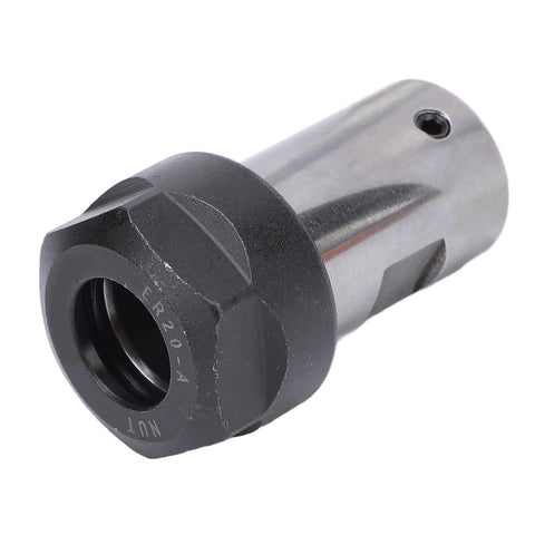Top Shelf ER20 Spindle Adapter Designed For 12mm Motor Shafts Crafted From Heavy Duty 40Cr Steel Includes Secure Storage Box showing adapter detail.