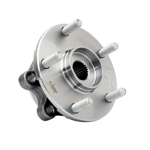 Beefed Up Budget Friendly Front Wheel Hub Bearing Assembly Set Of 2 For 06-08 Toyota RAV4 2.4L, 09-12 RAV4 2.5L, front view