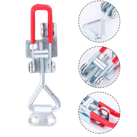 Built Tough Adjustable Toggle Latch Clamp Set Heavy Duty Quick Release Pull Latches For Boxes Gates Doors Cabinets Smokers