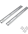 22 Inch Full Extension Drawer Slides 5 Pairs Heavy Duty 100lb Capacity Soft Close Ball Bearing Side Mount Cabinet Glides with screws