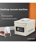 Durable Rock Solid Tabletop Vacuum Sealer Machine For Fresh Food Preservation With Game Changing Heat Wrapping and Hassle Free Commercial Grain Packaging Press Tool on kitchen counter with vacuum bags.