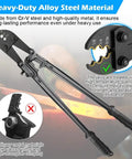 Wire Rope Crimping Tool 25 Inch Go-To Heavy Duty Hand Swaging Tool With 40 Aluminum Loop Sleeves Three Cavity Cable Crimping Tool
