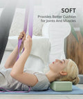 Premium Soft Foam Yoga Blocks For Pilates And Meditation Lightweight Odorless Cushioned Supports For Stretching Toning And Daily Fitness Killer Comfort Mint Green Two Pack used for better joint cushion during stretching.