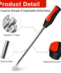 Heavy Duty Tire Spoons Tool Set For Motorcycles Dirt Bikes And Lawn Mowers With 3 Pcs Spoon Bars 10 Valve Cores Rim Protector