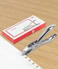 Quarter Inch Handheld Hole Punch for DIY Crafts and School Projects, ultra handy tool punching circular holes in graph paper