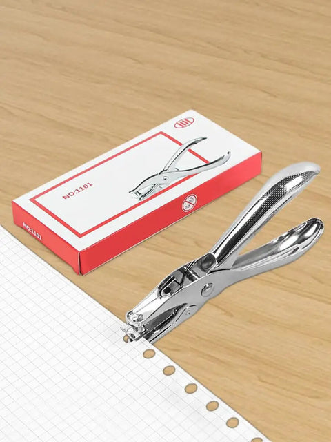 Quarter Inch Handheld Hole Punch for DIY Crafts and School Projects, ultra handy tool punching circular holes in graph paper