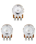 Audio A250K And B250K M8 Through Hole Guitar Potentiometers With Full Sized Solid Shaft 18mm Long For Epiphone Les Paul SG Squier