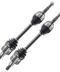 4WD 6Pc Front CV Axle Kit For Chevy Trailblazer GMC Envoy Buick Rainier Saab 9 7X Isuzu Ascender Oldsmobile Bravada, two axles shown