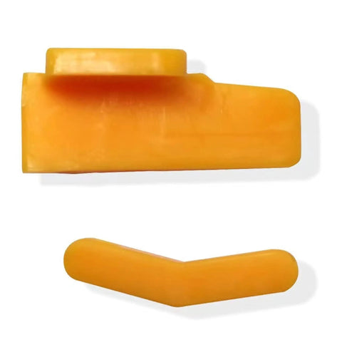 Tire Changer Plastic Insert Kit For Duck Head Mounts Rim Edge Protector Guards Nylon Demount Fitting Heads 6 Front Upper And 6 Rear Lower Inserts Two Packs Pro Grade 24YKM, showing nylon inserts.