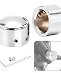Chrome Front Axle Nut Covers For Harley Davidson Touring Softail Dyna VRSC Sportster And XL Models 2002 2024 Front Axle Caps with parts