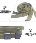 Olive green 3 Pack Cargo Lashing Straps Set For Camping And Travel Easy To Use Quick Fix Buckle Cam Buckle Tie Down Straps
