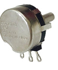 C0416143 5K Potentiometer For Industrial Motion And Position Sensing Pro Grade Sensor For Heavy Machinery High Resolution Rugged Build Precision Feedback For Robotic Arms CNC Systems, 5K metal potentiometer with three terminals