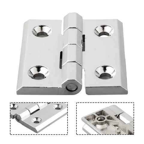 Rotating Concealed Door Hinge Fittings For Cabinets And Furniture, Heavy Duty Stainless Steel 40mm, Four Hole Mount