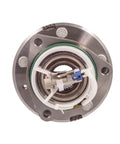 Front view of Front Hub Bearing Assembly For Cadillac STS 2003 2011 5 Lug ABS 25693148 512223 with ABS sensor