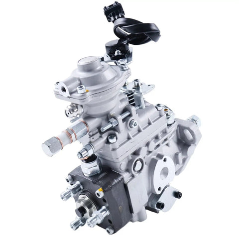 High Output Fuel Injection Pump For Mahindra 6530 T3 Tractor 0460423039 VE3 12F1100R2048 angled view with silver finish and fittings.