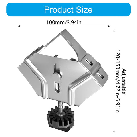 Heavy Duty 90 Degree Corner Clamp With Super Sturdy Grip For Woodworking Welding And Framing Jobs One Hand Operation Stainless Steel Workhorse with adjustable size