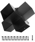 5 Way Right Corner Pegola Bracket Kit For 4x4 Lumber Diy Gazebo Pergola Construction With hardware heavy duty 14 gauge steel